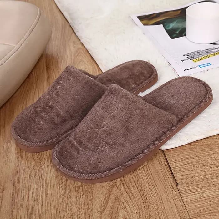 Pantoufles d'hiver chaudes pour hommes