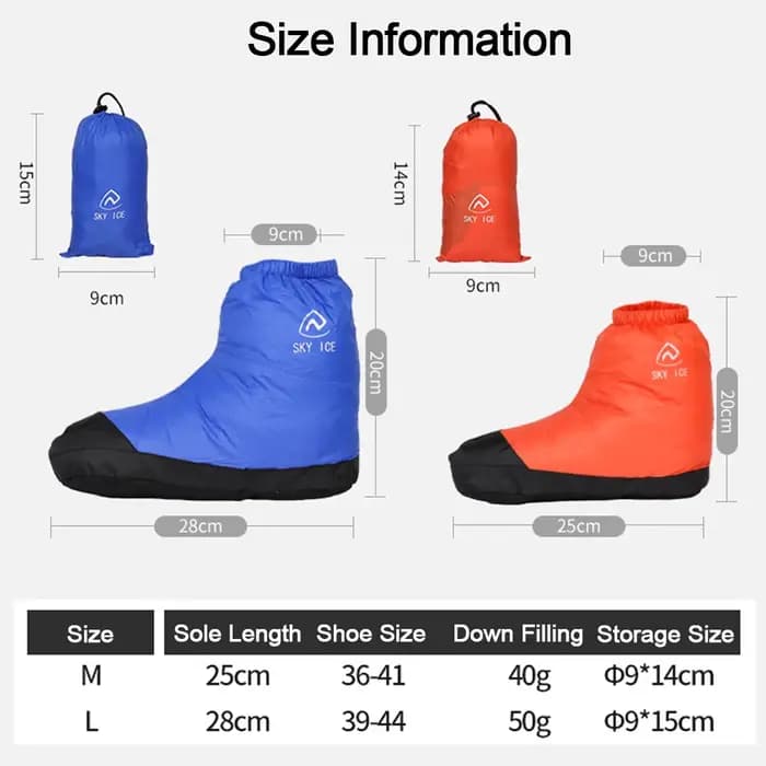 Chaussons en duvet de canard coordonnants ultralégers pour hommes et femmes
