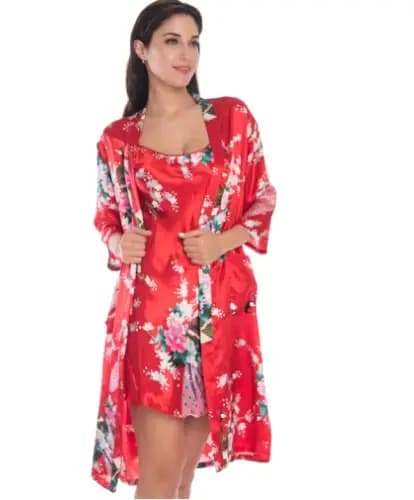 SpaRogerss-Ensemble de Robe et Camisole pour Femme