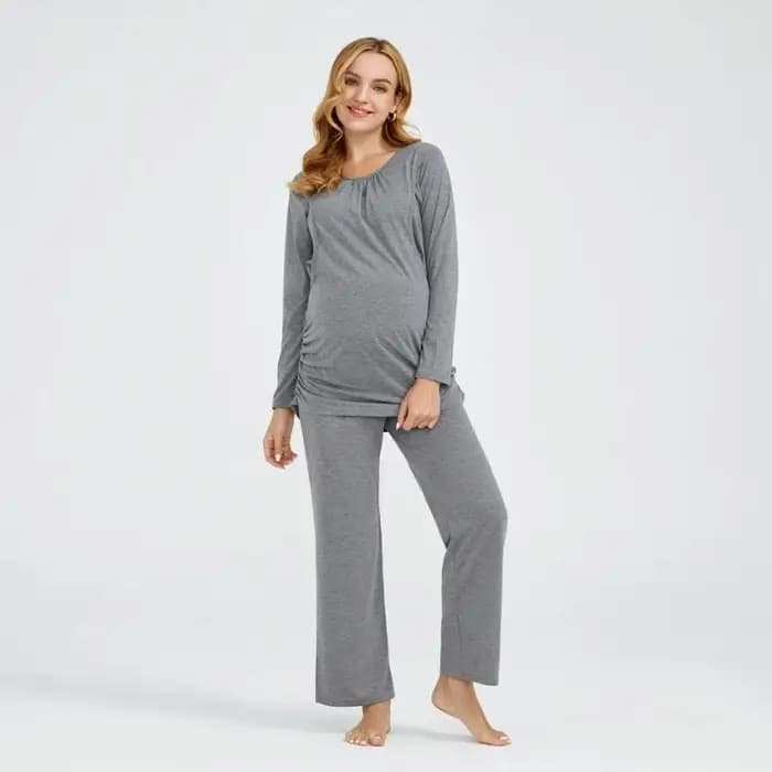 Pyjama à manches longues pour femmes enceintes