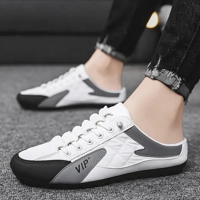 ChimHalf-Pantoufles Plates Décontractées pour Homme
