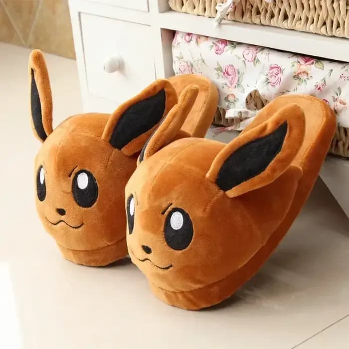 Dessin animé anime Gengar ronflex pantoufles d'hiver fond semelle intérieure souple 280MM chaussures de maison pantoufles épaisses pantoufles confortables antidérapantes