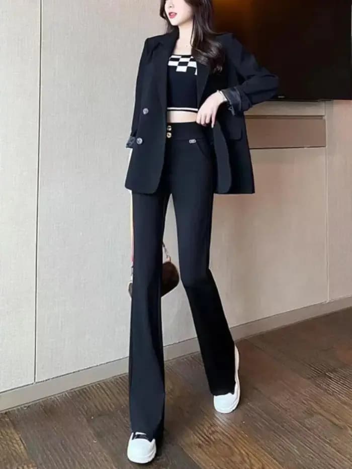 Pantalon évasé pour femmes