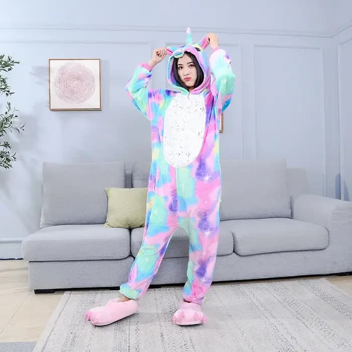 Licorne Anime Pyjamas ensemble femmes hommes unisexe dessin