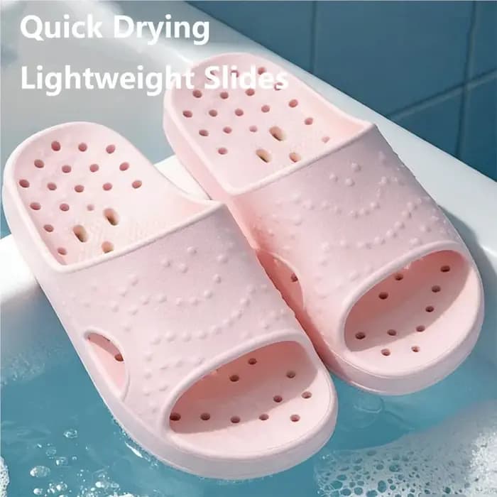 Chaussons de douche super doux Smile pour femmes et hommes