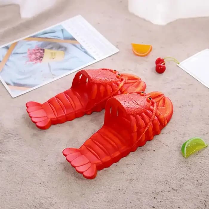 Pantoufles de homard antidérapantes décontractées