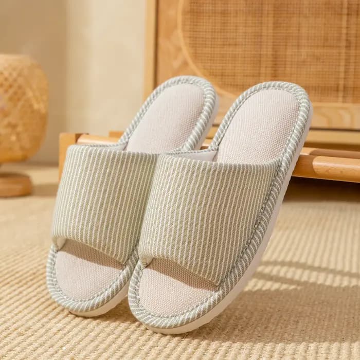 Pantoufles en lin pour hommes pour toutes les saisons