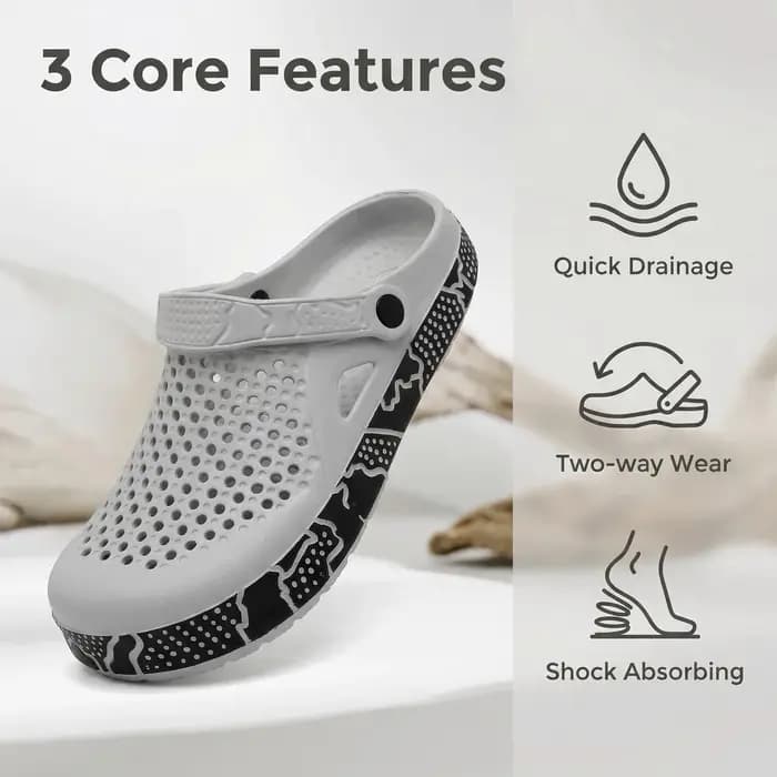 Sabots pour hommes respirants à trous
