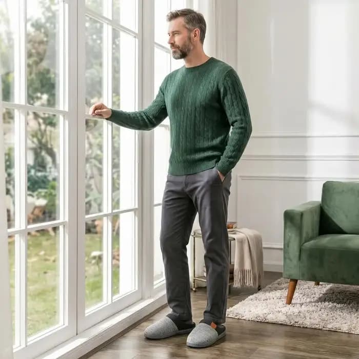 Chaussons d'hiver pour hommes