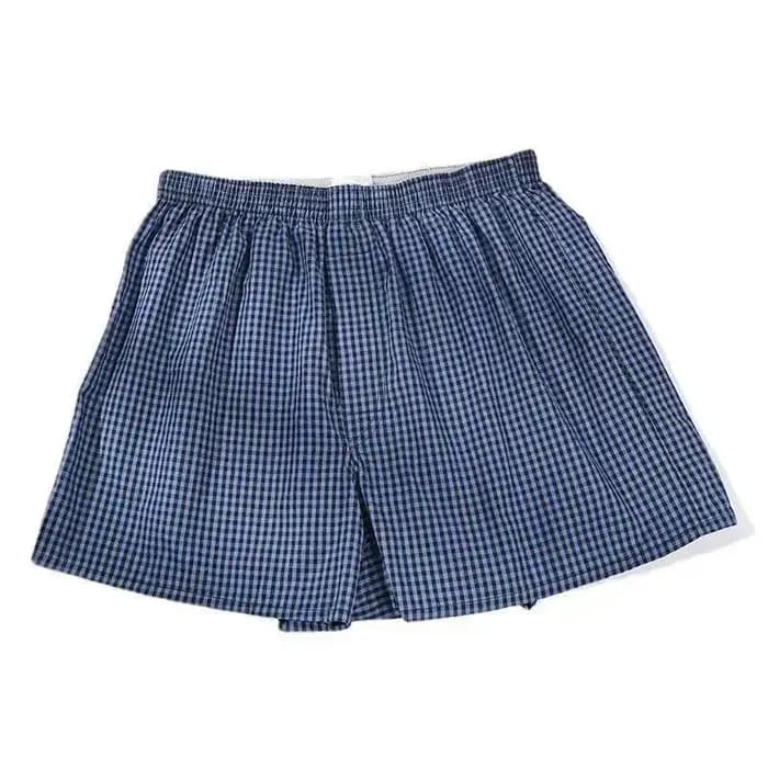 Mode Plaid Pyjamas Pantalon pour hommes pur coton vêtements de nuit Shorts homme