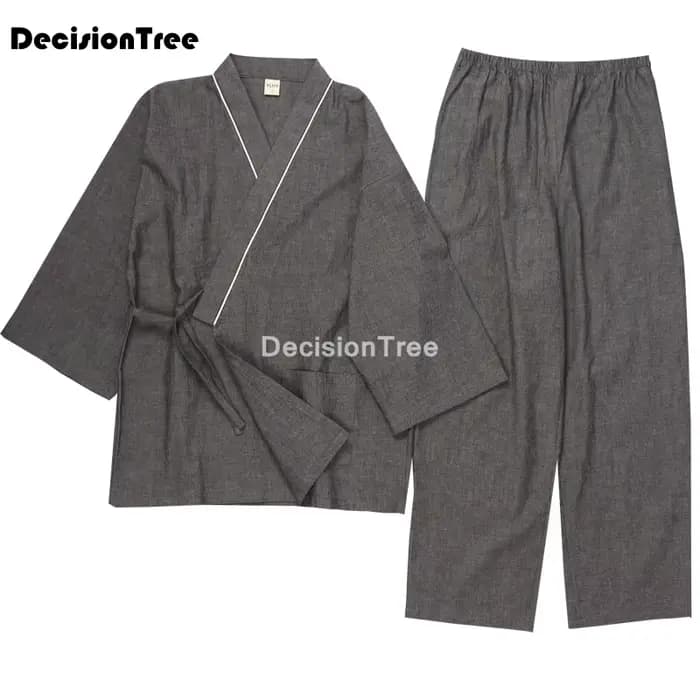 2023 pyjamas hommes vêtements de nuit kimono japonais