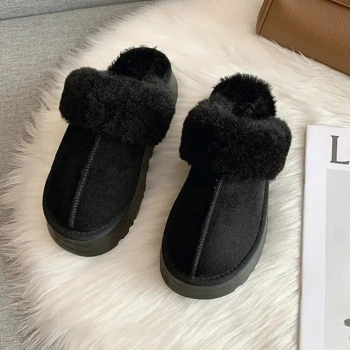 Pantoufles en Fourrure pour Femme