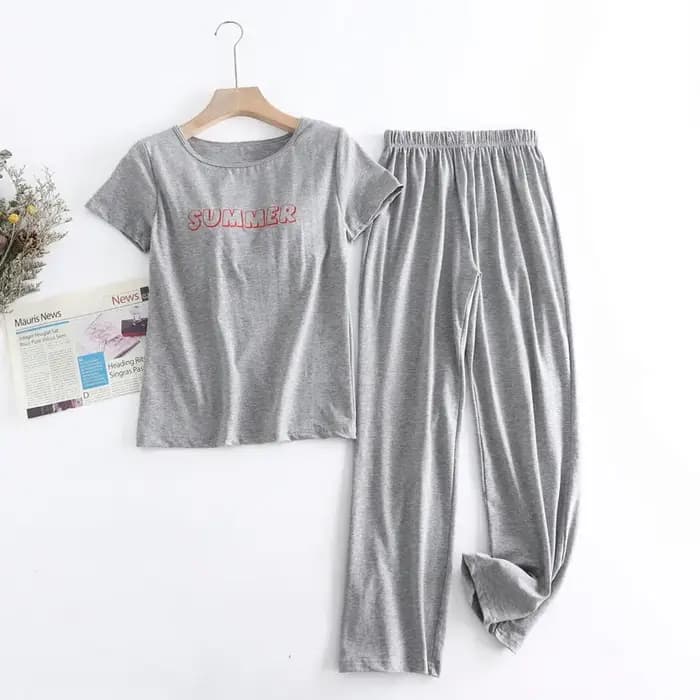 Ensemble de pyjama décontracté pour femme avec soutien-gorge intégré