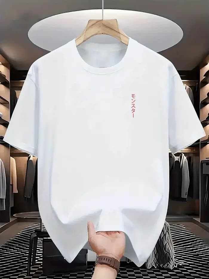 T-shirt à manches courtes pour homme avec col rond | Léger