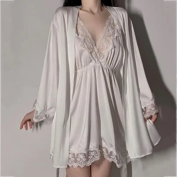 Printemps été femmes Robe chemise de nuit vêtements