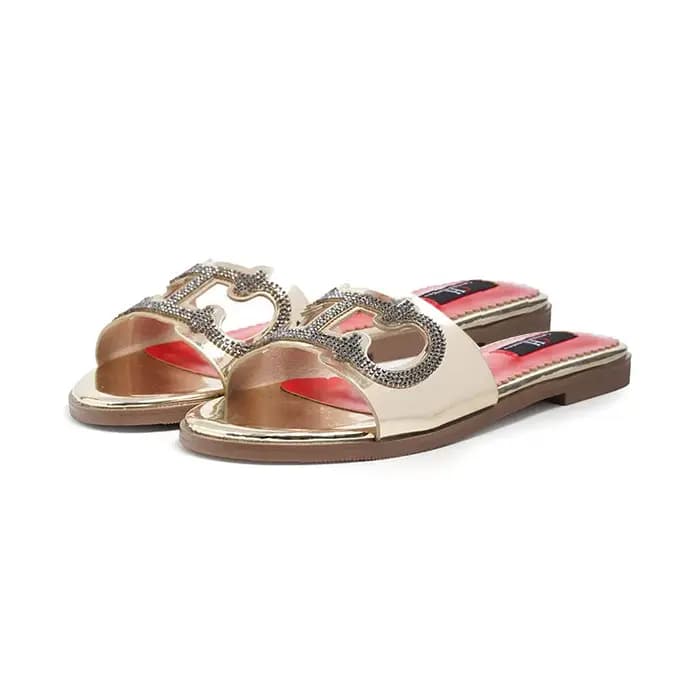 CHCH découpé décoration délicate mode chaussons pour femmes marque femmes Alphabet extérieur multifo