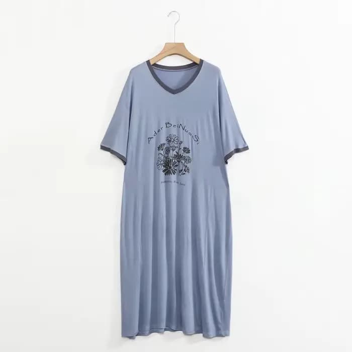 Vêtements de nuit femme dessin animé imprimé chemise