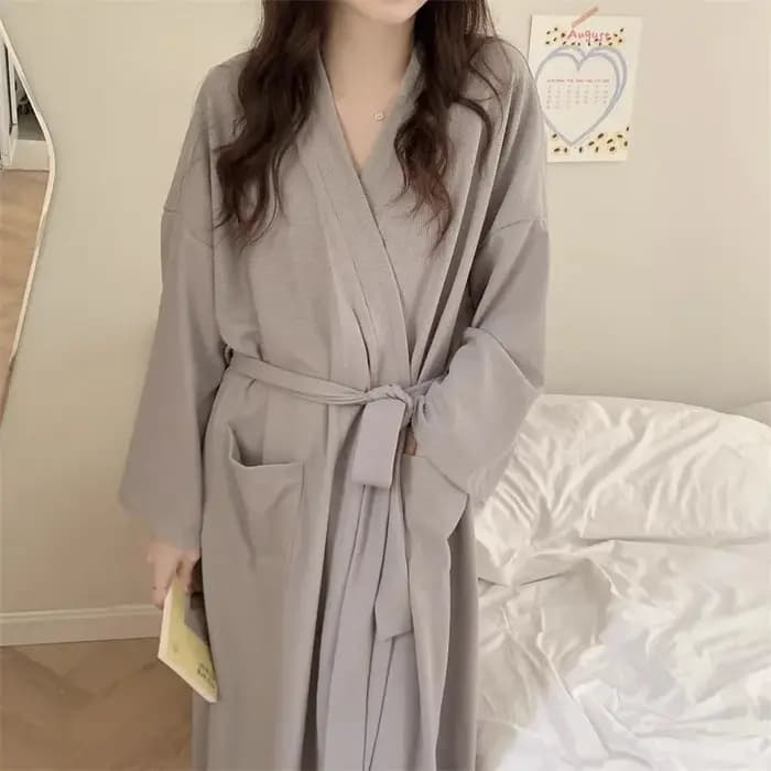 Robe de chambre luxueuse en tissu gaufré : Nouvelle