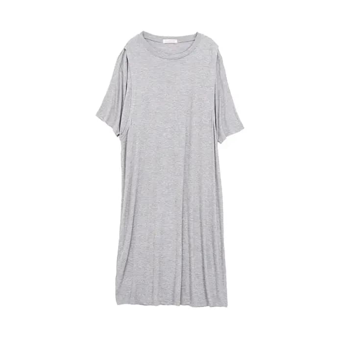 Pyjamas de maternité chemises de nuit d'allaitement été à manches courtes vêtements