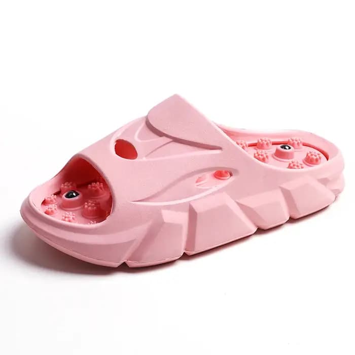 Nouvelles pantoufles shiatsu roses pour femmes