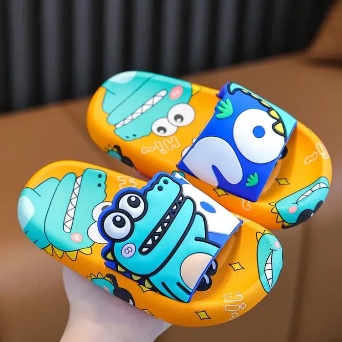Dessin animé dinosaure enfants pantoufles garçon filles chaussures décontractées plat plage