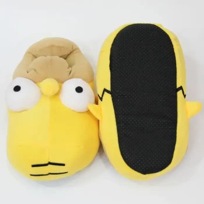 Pantoufles en peluche chaudes The Simpsons