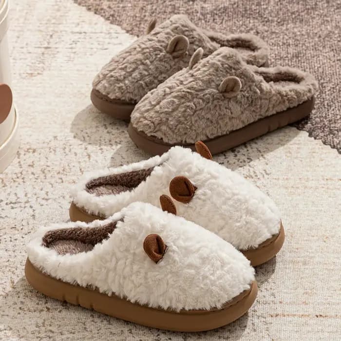 Pantoufles d'intérieur confortables et chaudes pour femmes