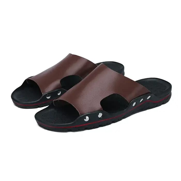 Pantoufles de luxe à enfiler pour hommes