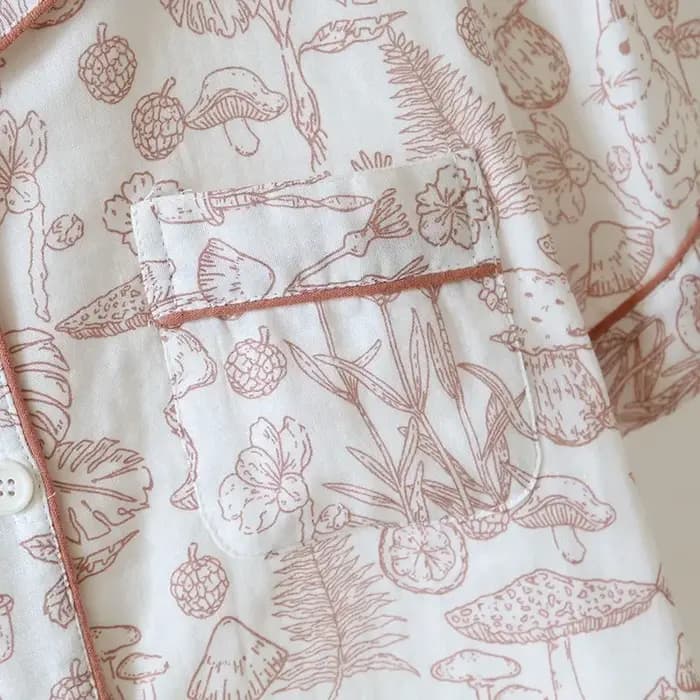Pyjama Respirant en Gaze Double Couche