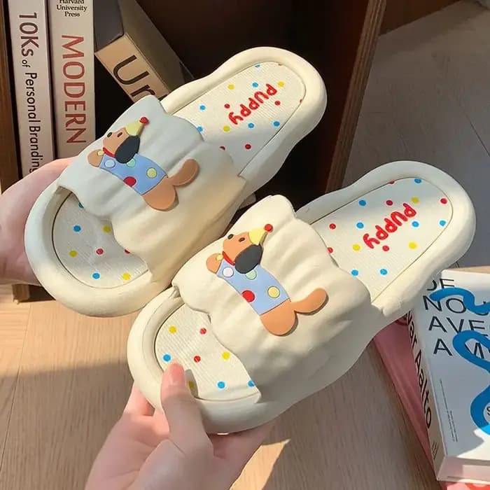 Pantoufles de Hot Dog de dessin animé pour femmes