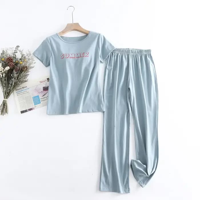 Ensemble de pyjama décontracté pour femme avec soutien-gorge intégré