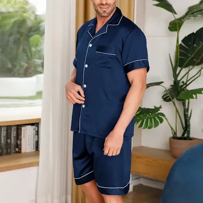 Ensemble de pyjama à manches courtes pour hommes