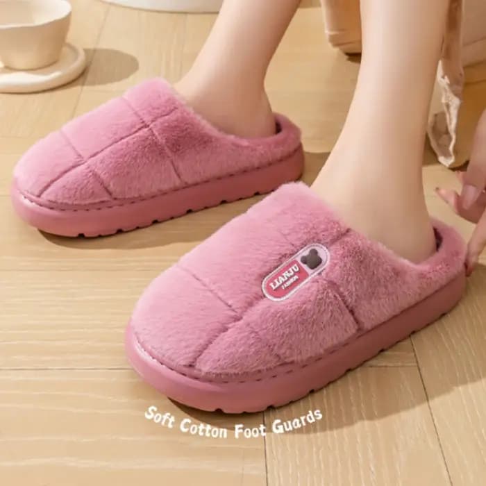 Pantoufles d'Hiver en Coton pour Homme et Femme