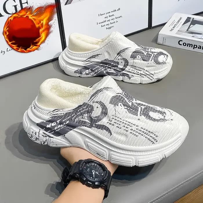 Pantoufles en coton pour hommes