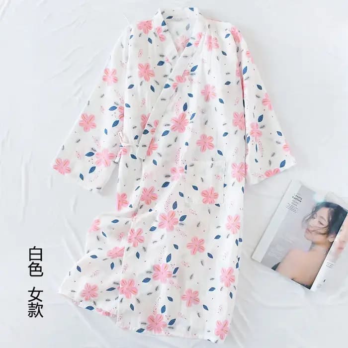Peignoir kimono japonais pour femmes