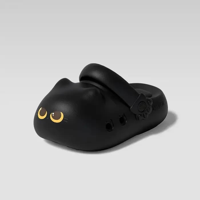 Nouvelles pantoufles design 3D en forme de patte de chat pour femmes