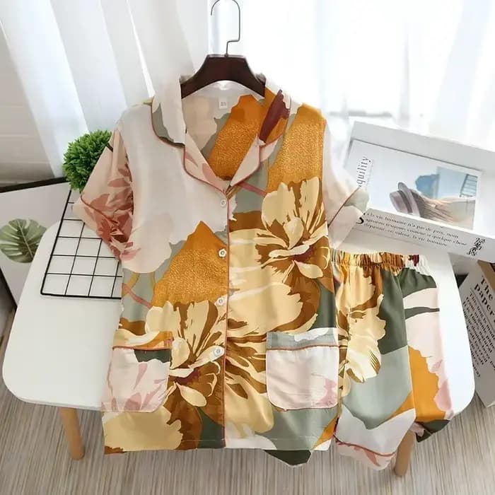 Pyjama à manches courtes pour femmes