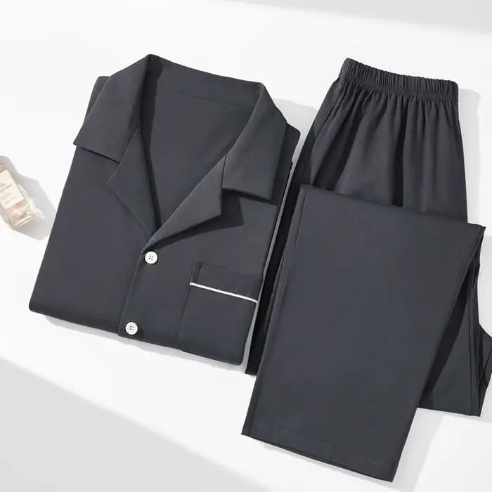 Ensemble de pyjamas en coton pour hommes