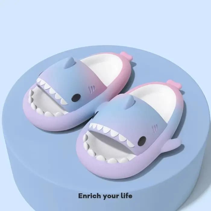 Pantoufles de requin lumineuses de noël pour femmes et hommes