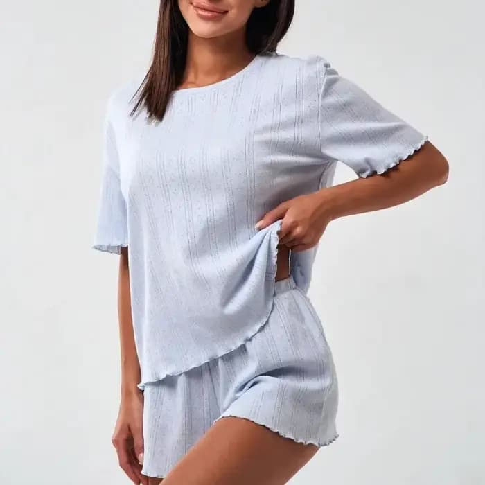 Ensemble pyjama européen et américain pour femmes