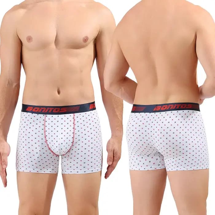 Boxers imprimés en coton pour sous-vêtements pour hommes