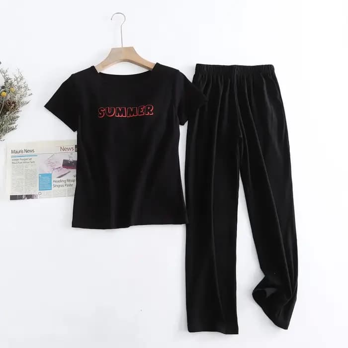 Ensemble de pyjama décontracté pour femme avec soutien-gorge intégré