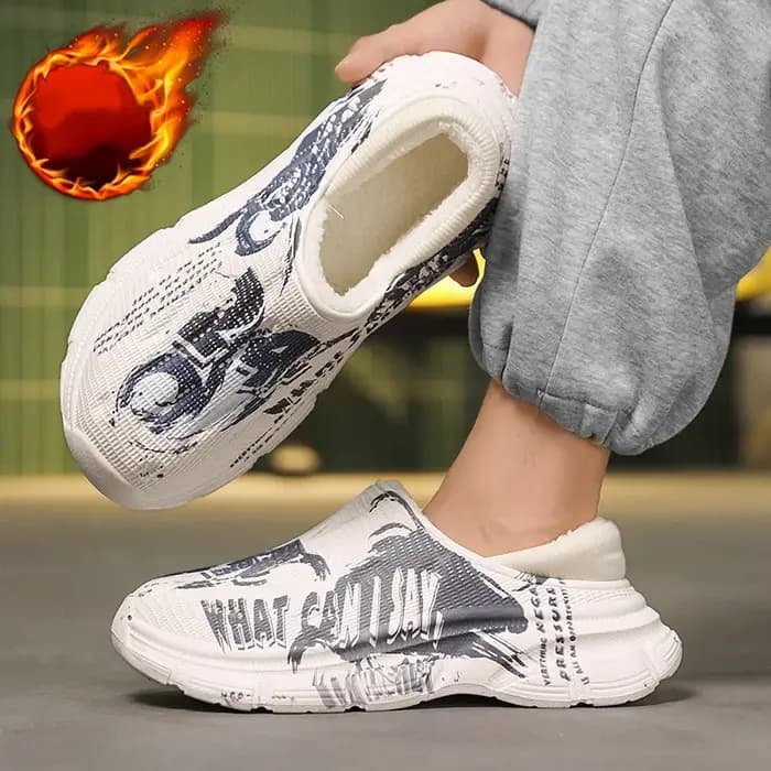 Pantoufles en coton pour hommes