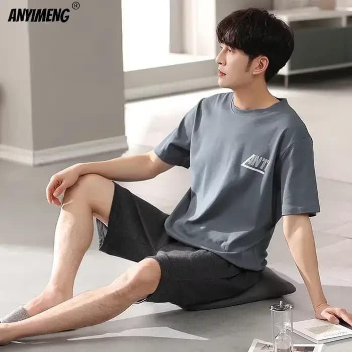 Pyjama d'Été Deux Pièces pour Homme