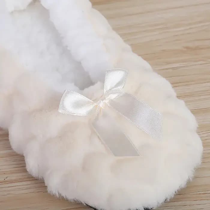 Moelleux femme pantoufle femmes maison hiver peluche épais antidérapant poignée doux mignon drôle intérieur