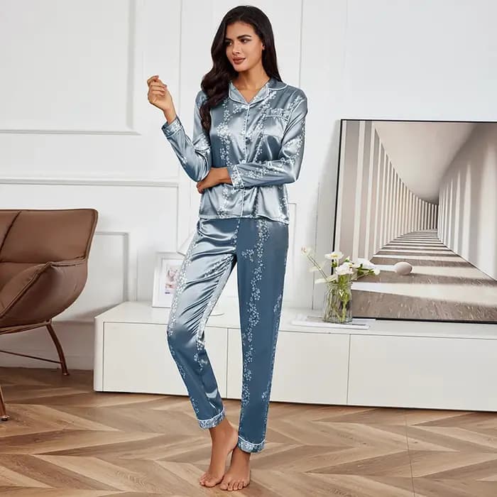 Ensemble de pyjamas à manches longues pour femmes