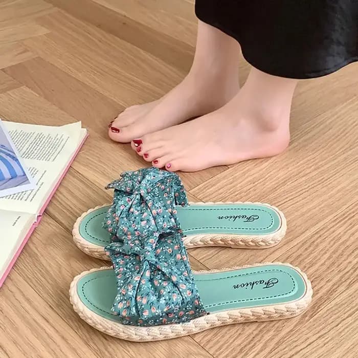 Pantoufles de plage décontractées Style bohémien pour femmes