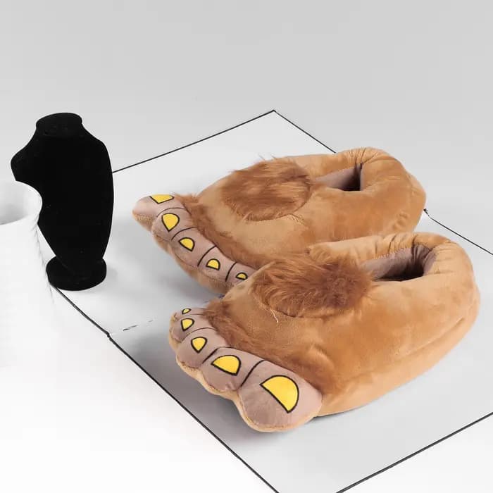 Adulte unisexe dessin animé Panda pantoufles mignon en peluche