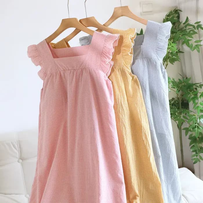 Robe pyjama sans manches pour dames