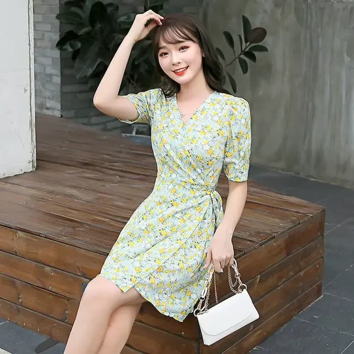 Robe Midi légère en mousseline de soie